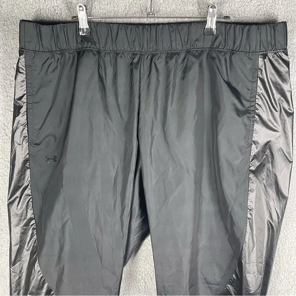 Under Armour Mens Pants XXL Black Elastic Waist Lightweight Pockets - Picture 2 of 13